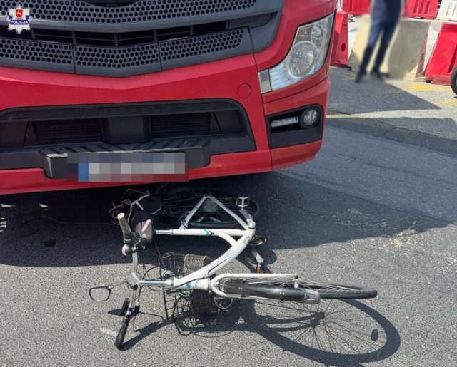 Tragiczny wypadek na DK 19 w Lubartowie. Nie żyje 80-letni rowerzysta