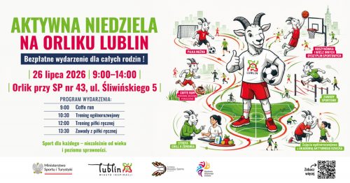 Aktywne niedziele na lubelskich Orlikach. Bezpłatne zajęcia dla mieszkańców