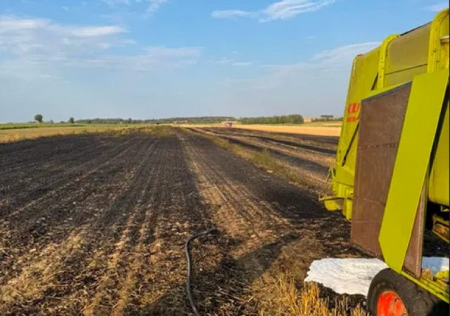 Kolejne pożary w rolnictwie. Płoną maszyny, ścierniska i zboże na pniu