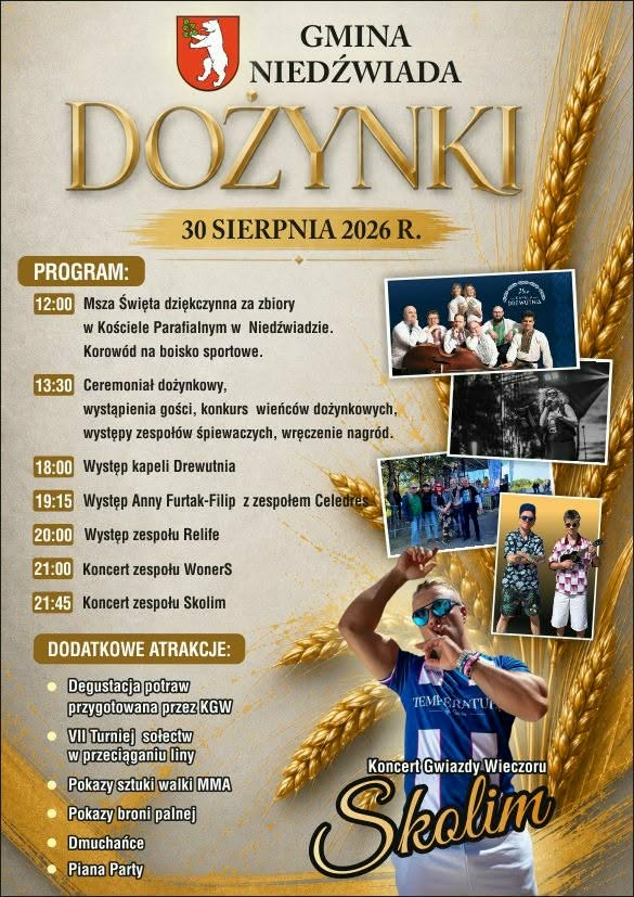 Ruszają tegoroczne Dożynki. Mamy dla was zestawienie imprez dla całego województwa