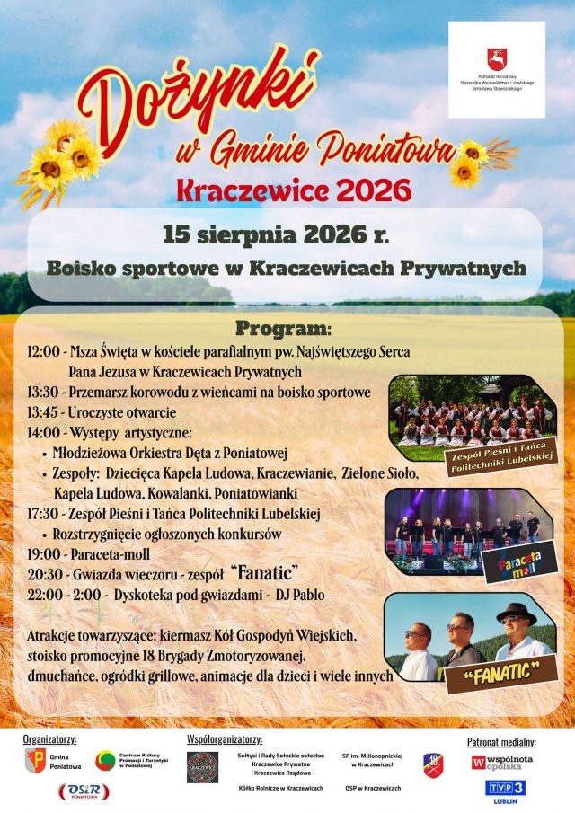 Ruszają tegoroczne Dożynki. Mamy dla was zestawienie imprez dla całego województwa