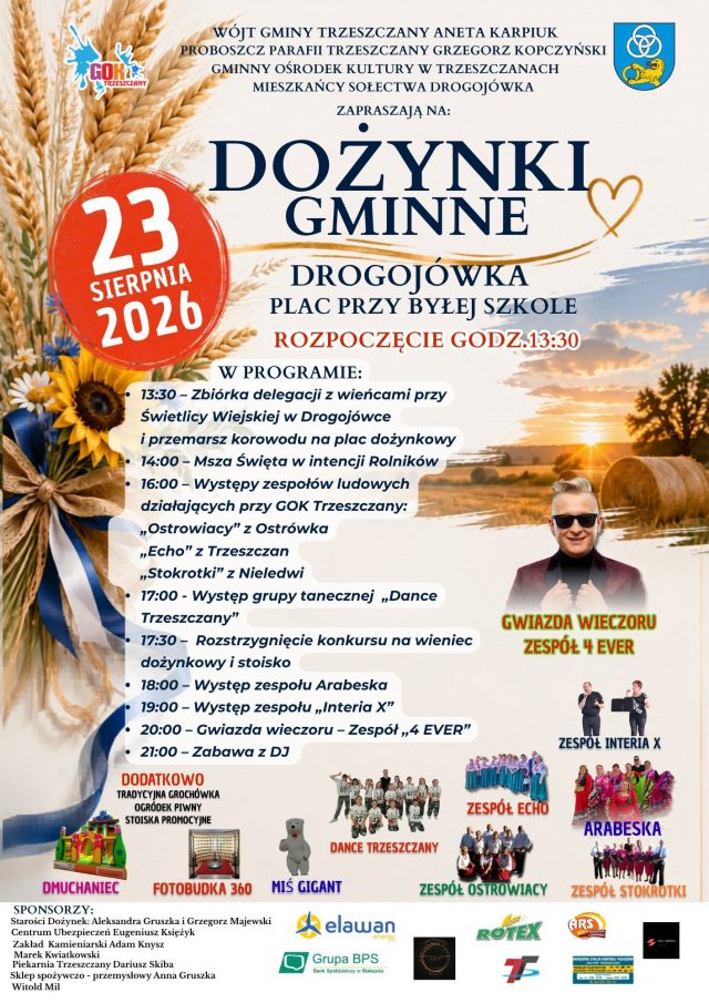 Ruszają tegoroczne Dożynki. Mamy dla was zestawienie imprez dla całego województwa