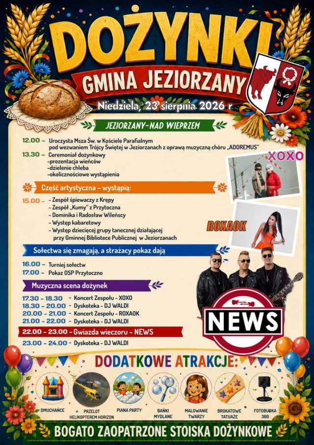 Ruszają tegoroczne Dożynki. Mamy dla was zestawienie imprez dla całego województwa