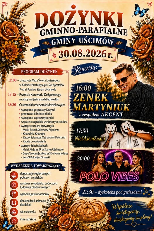 Ruszają tegoroczne Dożynki. Mamy dla was zestawienie imprez dla całego województwa