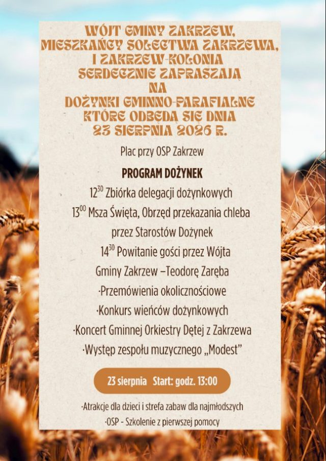 Ruszają tegoroczne Dożynki. Mamy dla was zestawienie imprez dla całego województwa
