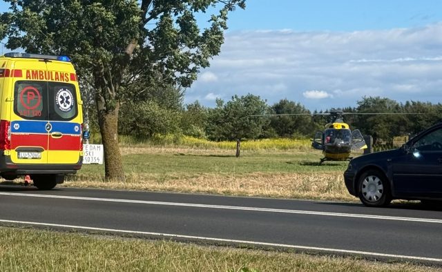 Zderzenie pojazdów na drodze krajowej nr 82. Utrudnienia z przejazdem w Turce