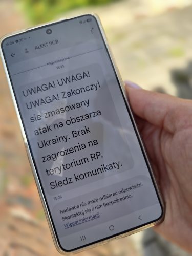 Pilny Alert RCB dla mieszkańców Lubelszczyzny. Zmasowany atak powietrzny na zachodnią Ukrainę