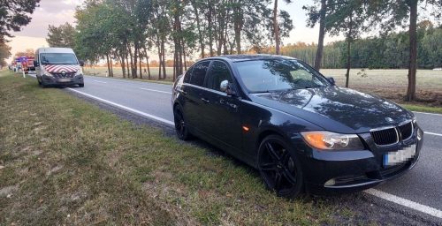 10-letni rowerzysta potrącony na DK 63. Chłopiec trafił do szpitala śmigłowcem LPR