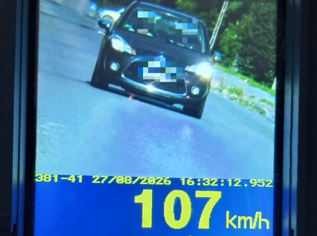 107 km/h w Uhrusku. 45-letni kierowca stracił prawo jazdy