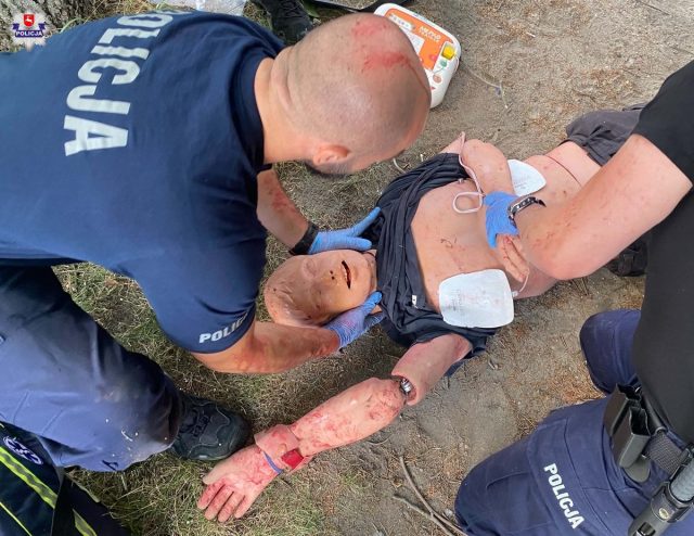 Policjanci z Lubelszczyzny doskonalili umiejętności ratowania życia