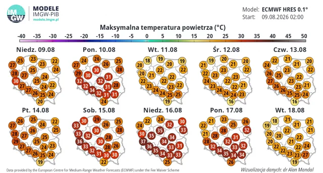 Burze i porywy wiatru do 80 km/h, potem powrót lata. Prognoza na 11–15 sierpnia