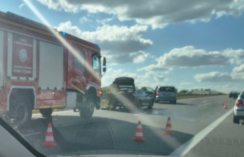 Zderzenie pojazdów na obwodnicy Lublina. Są bardzo duże problemy z przejazdem