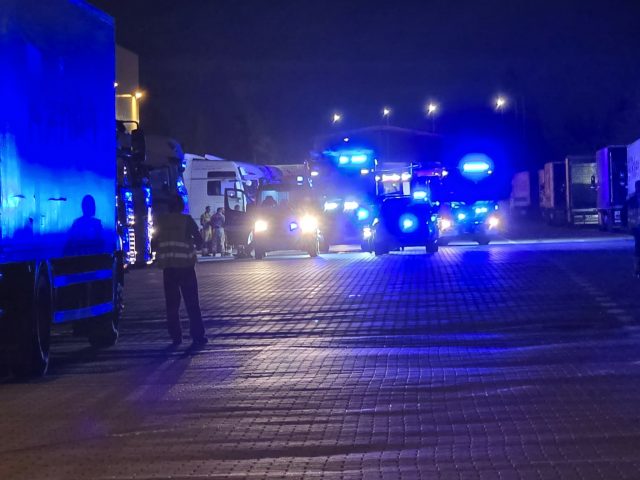 Wyciek amoniaku w firmie logistycznej. Kilka osób zostało poszkodowanych
