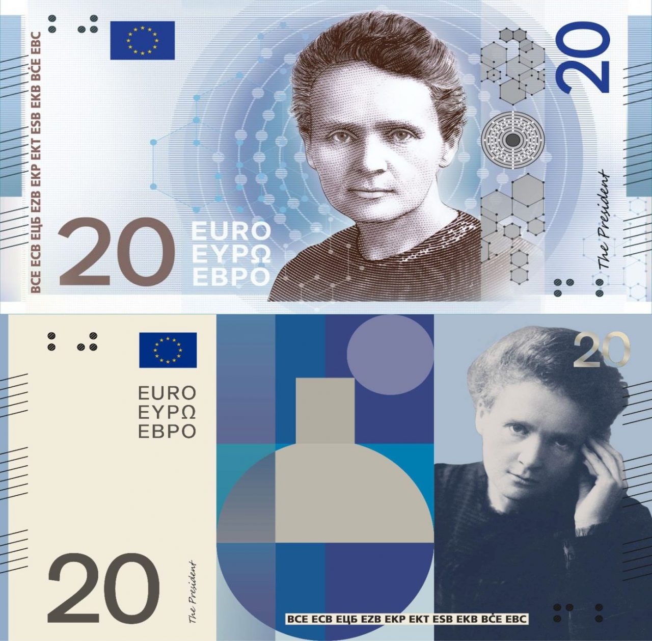Maria Skłodowska-Curie może trafić na banknot 20 euro
