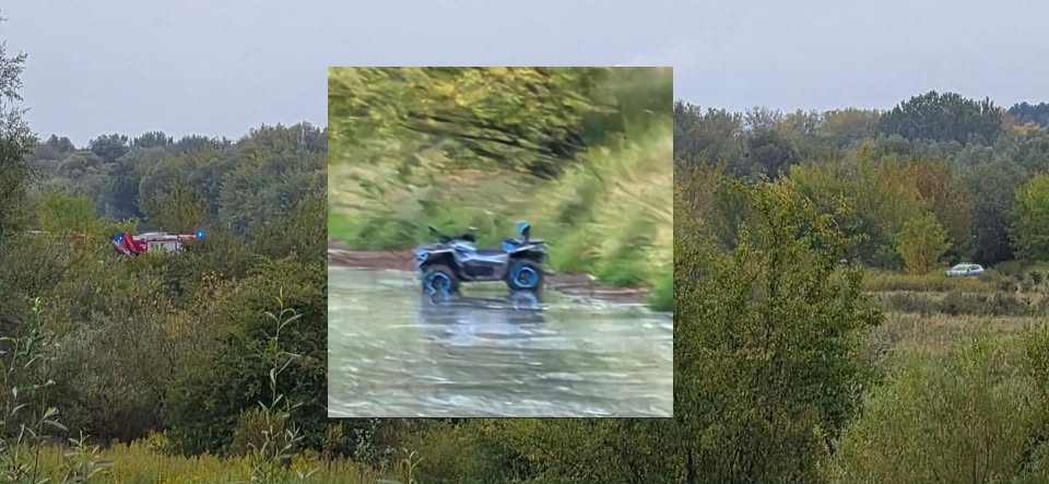 Quad plunges off cliff into Vistula River in Parchatka: two injured