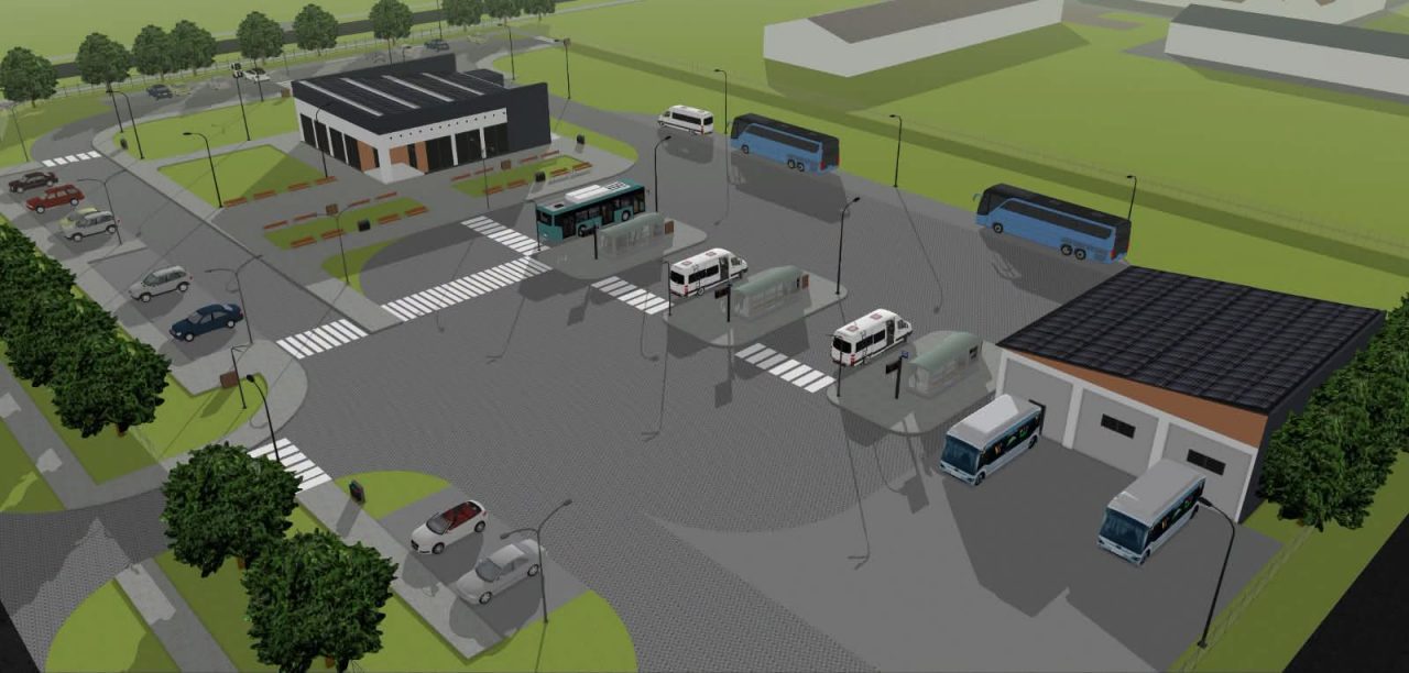 Transit Center in Włodawa: electric buses and city bikes