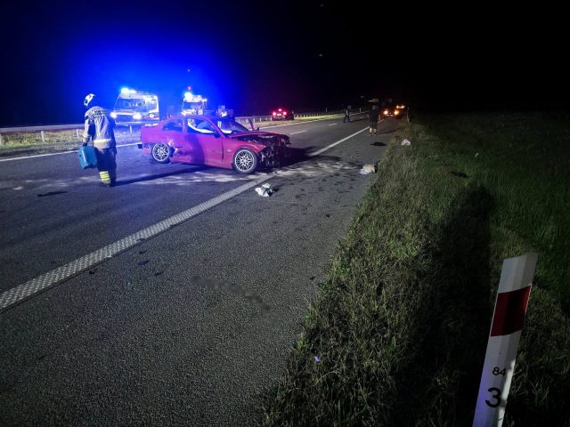 Zderzenie dwóch samochodów na S17 w Rykach. Wprowadzono objazd AKTUALIZACJA