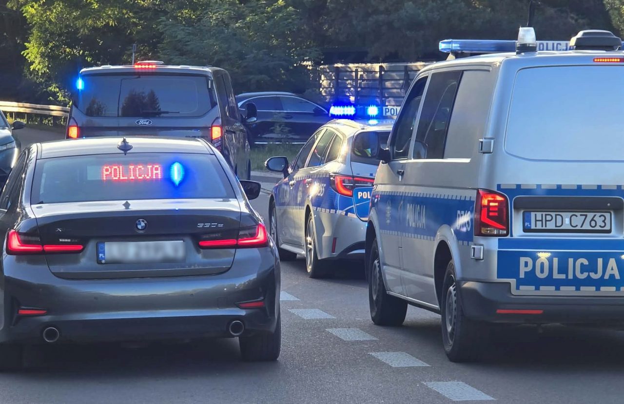 Motorcyclist hit police officer and fled into forest near Lublin