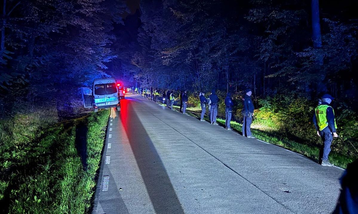 77-year-old man missing in forest near Chełm, 200 police officers search