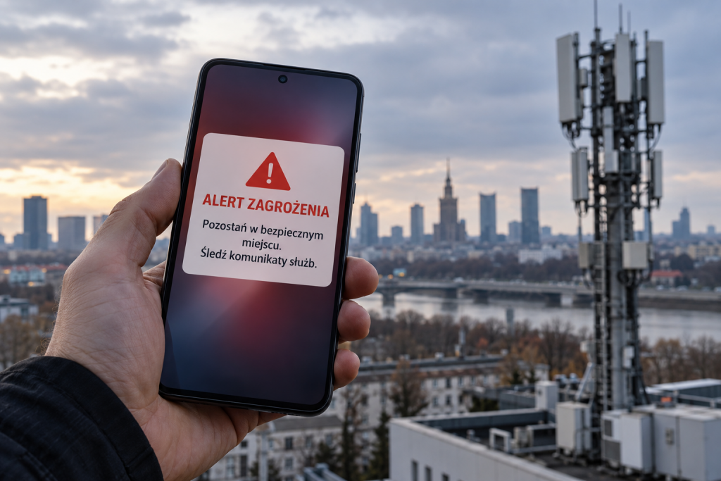 Cell Broadcast w Polsce: system alarmowy na komórki ruszy we wrześniu 2027
