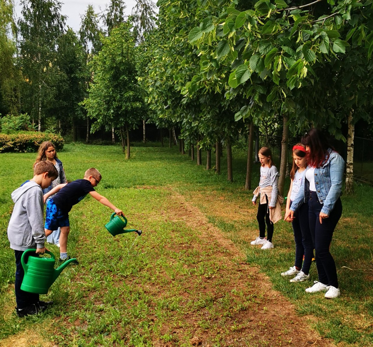 Pielęgnacja łąki kwietnej w SP nr 38 (1)