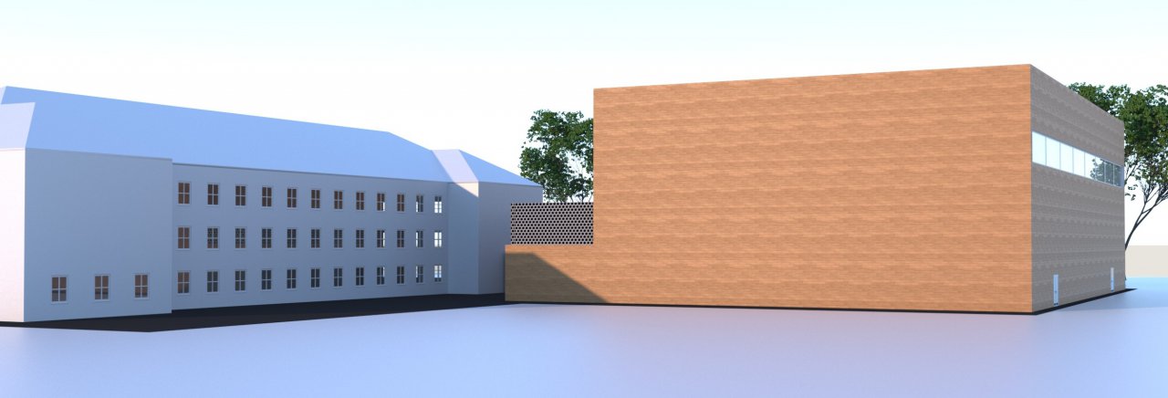 Projektowana hala sportowa dla SP nr 15 - wizulizacje (2)