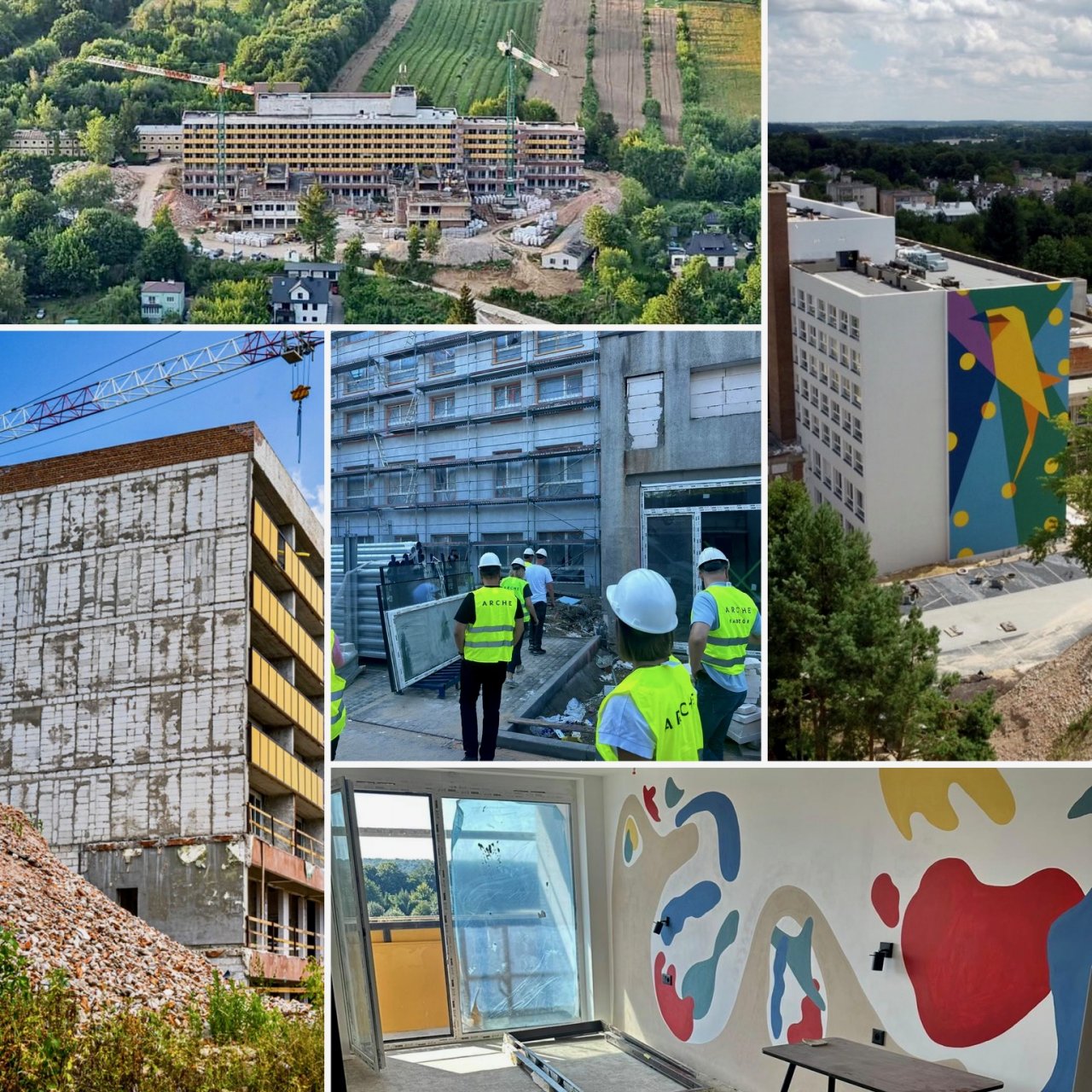 Sanatorium Milicyjne rewitalizcja przez Arche